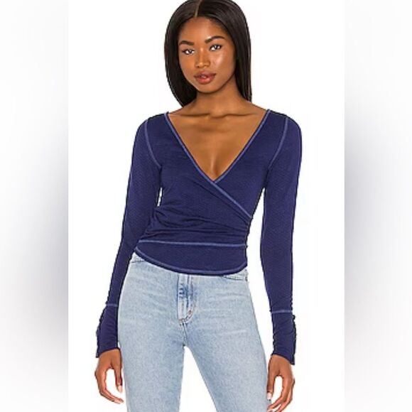 Free People Penny Top in Ink Combo - Picture 4 of 15